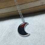 Crimson Moon pendant flat lay product image