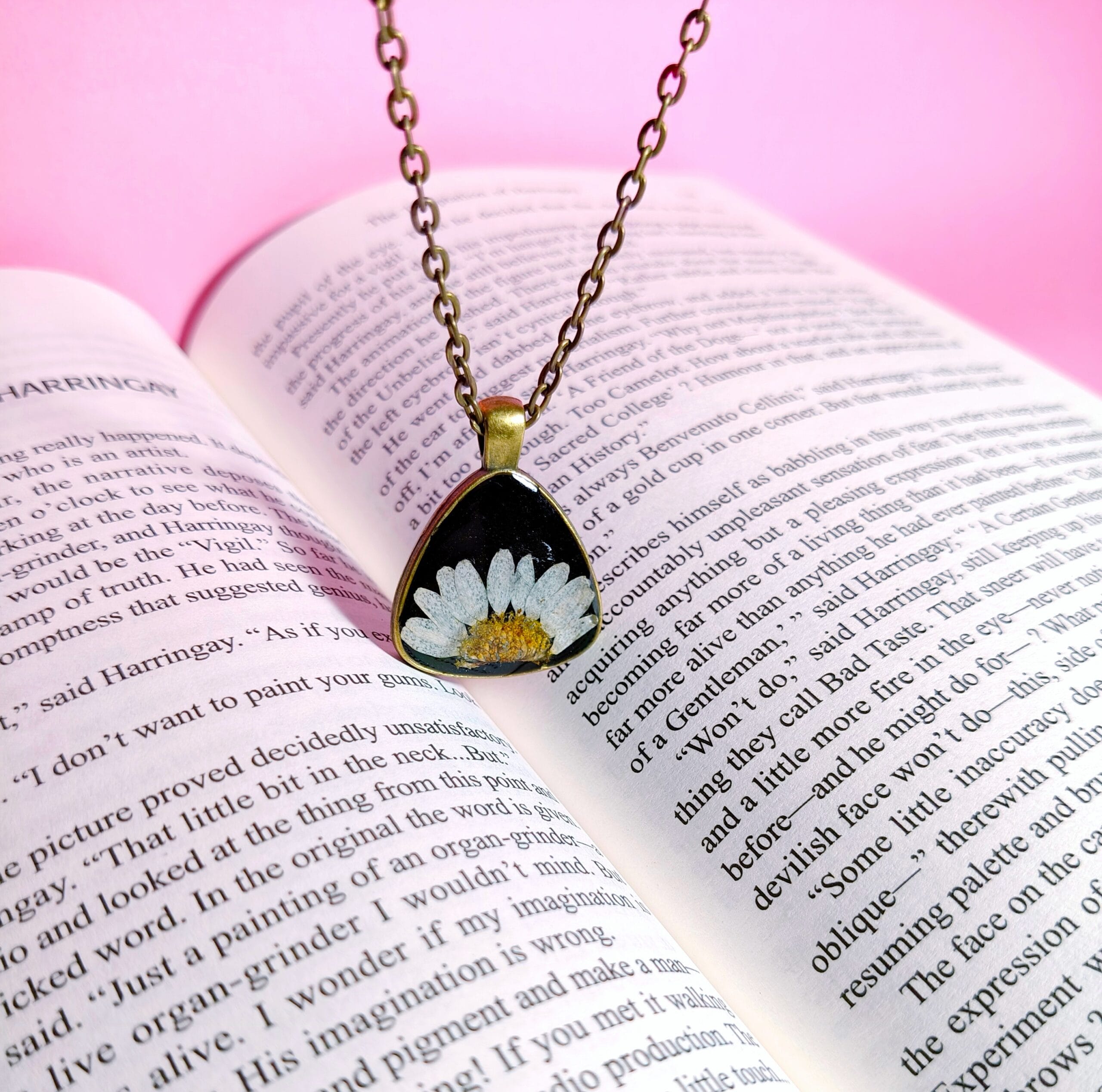 Wearing Wild White Pendant