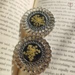 Floral resin Antique Anne's Jhumka