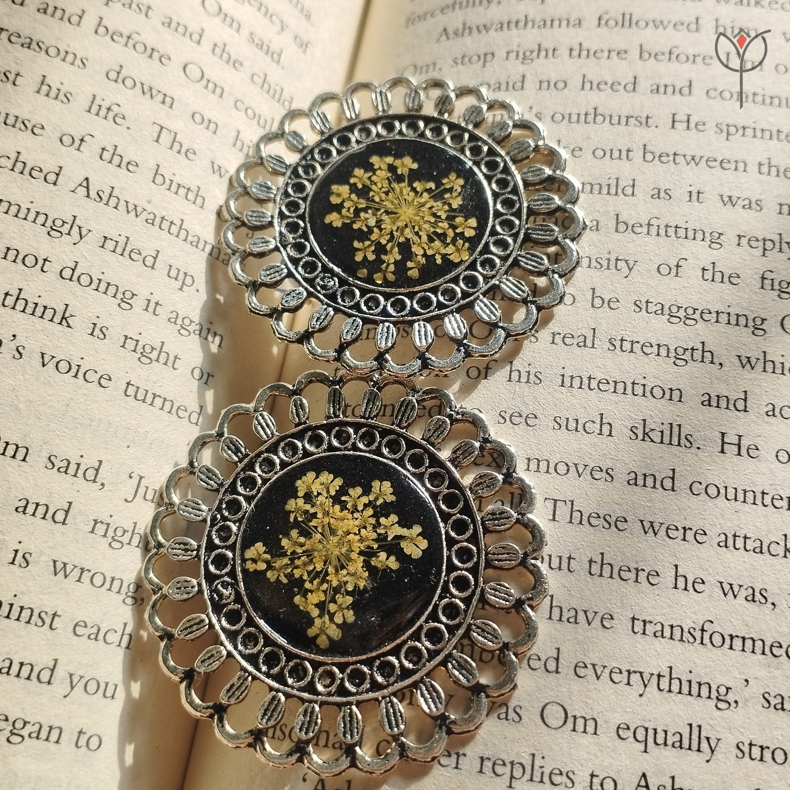 antique-annes-resin-jhumka Floral resin Antique Anne's Jhumka