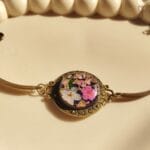 Handcrafted Botanical Harmony floral bracelet