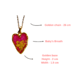 Blush promise Resin Pendant details