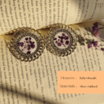 Breath of Spring Jhumka handcrafted details