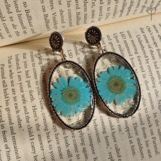 Handcrafted Crystal Daisy Jhumka