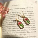 Lightweight Forest Breath floral resin earrings