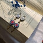 Forever Remembered hair clips with real dried flowers