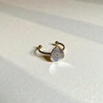 Handcrafted Golden Promise resin ring