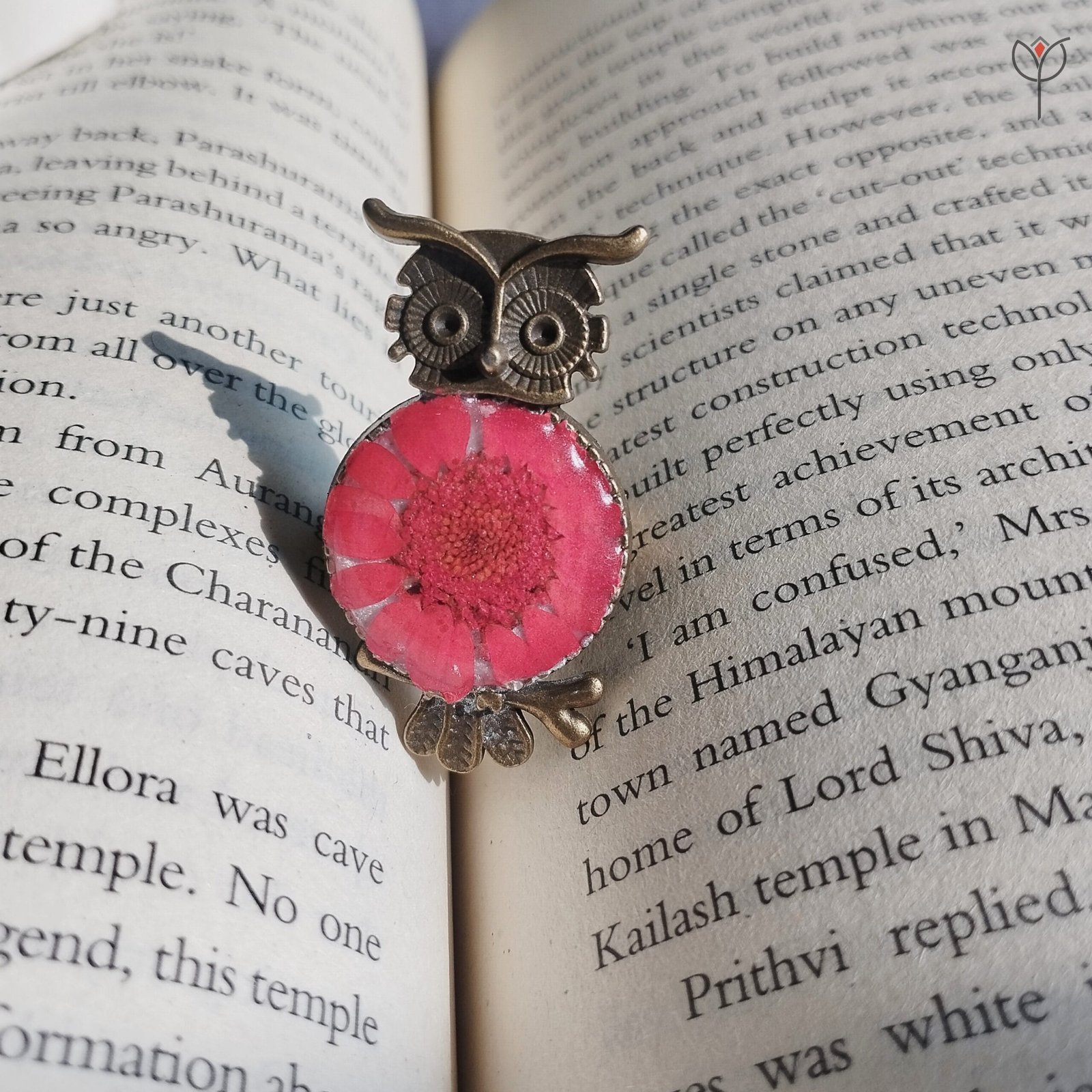 owl-of-bloom-ring-daisy-antique-base Owl of Bloom Ring made with a real daisy