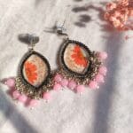 Handmade Springveil oxidised jhumka
