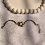 Handcrafted resin bracelet featuring a real dried plum