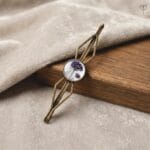 Aurelia Antique Hair Clip with Baby’s Breath