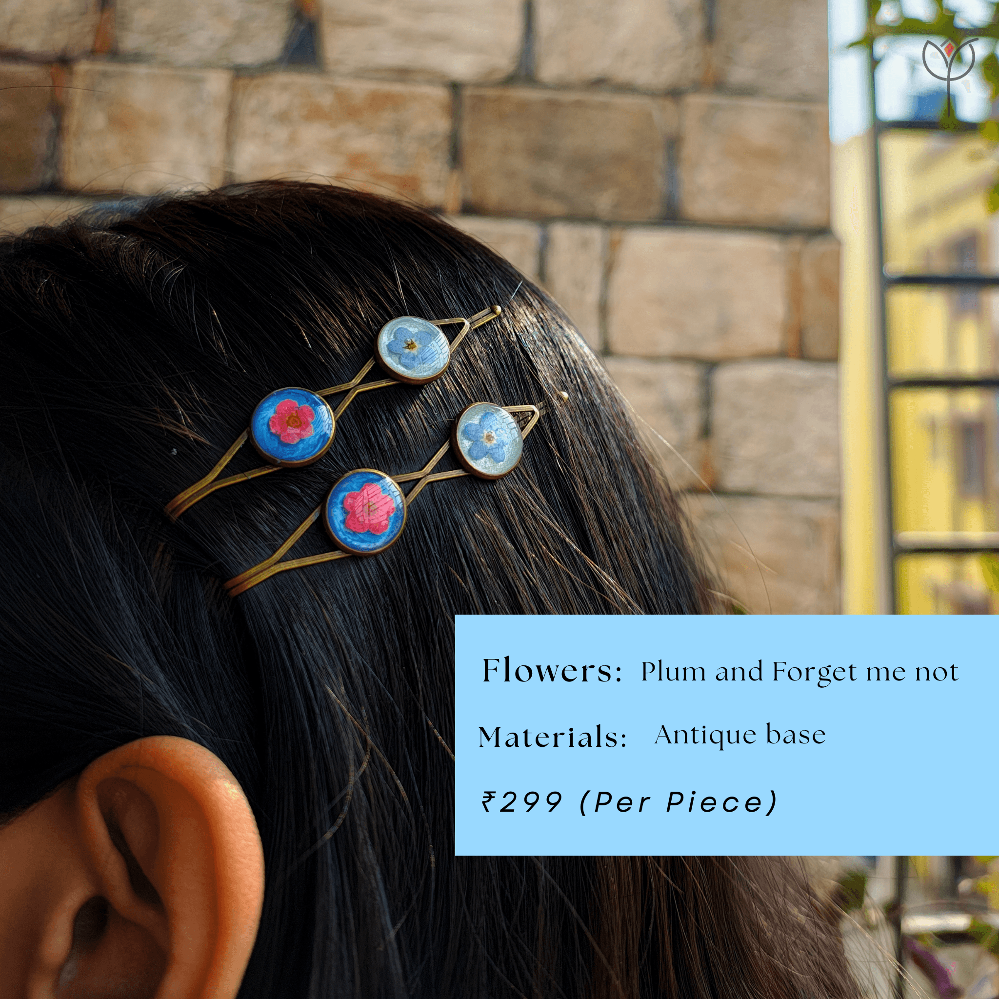 Forever Remembered hair clips product details