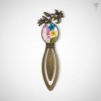 Mini Floral Frame Bookmark with dried flowers