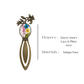 MystikFalls Mini Floral Frame Bookmark