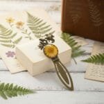 Handcrafted Antique Sunflower Bookmark