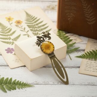 Handcrafted Antique Sunflower Bookmark