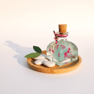 Whispers Of Baby’s Breath preserved glass garden