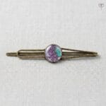 The Herbarium Resin Hair Clip featuring real preserved flowers