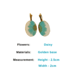 Summer Daisy Earrings with natural