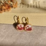 Flora Sprinkle Earrings with Queen Anne’s Lace