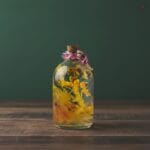 Honeyveil Glass Garden with preserved flowers