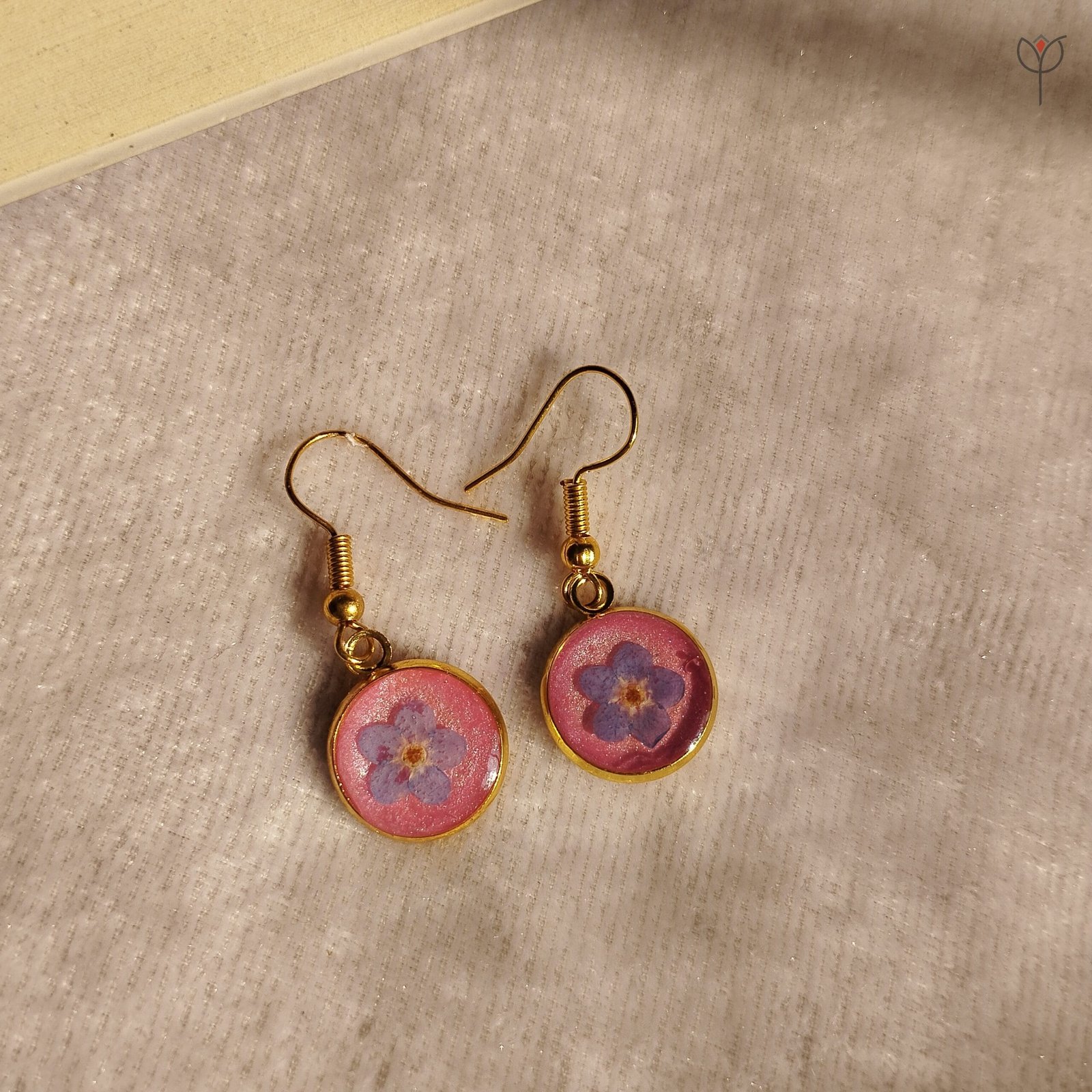 little-forget-me-not-earrings-resin-earrings Little Forget Me Not Earrings