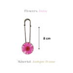 Little Daisy Resin Brooch by Mystik Falls