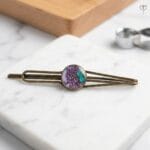 The Herbarium Resin Hair Clip with dried flowers
