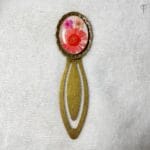 Close-up of the Sunfire Aster bookmark