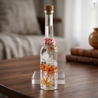 Winter Sun Botanical Glass Garden home decor