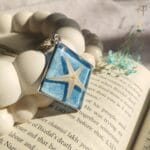 Handmade ocean star pendant inspired by sea life