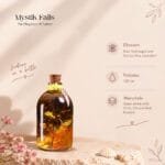 Honeyveil Glass Garden handmade botanical glass bottle with natural preserved florals and cork seal