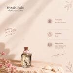 Snow Petal Glass Garden handmade small cork glass bottle with pink jute wrap and gold butterfly charm